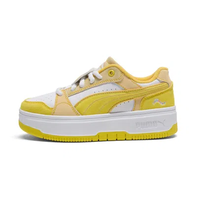 Puma Rebound Femme Junie Sneakers Big Kids In Yellow