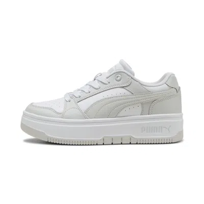 Puma Rebound Femme Low Women Shoes In Gray