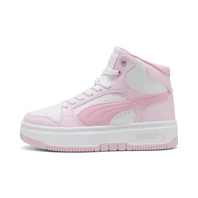 Puma Rebound Femme Mid Women's Mid-top Sneakers In Pink