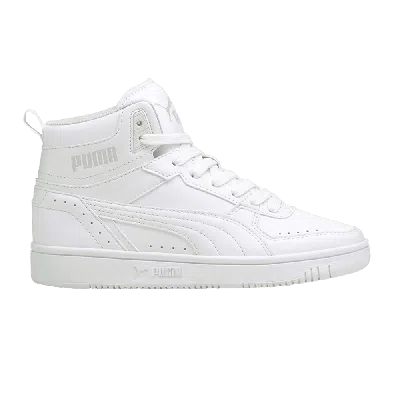 Pre-owned Puma Rebound Joy Big Kid 'white Limestone'