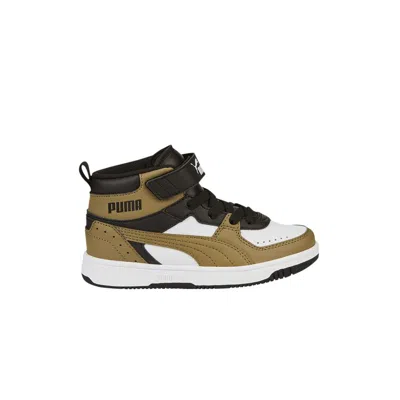 Pre-owned Puma Rebound Joy Little Kid 'black Covert Green' | Kid's Size 12