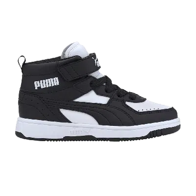 Pre-owned Puma Rebound Joy Little Kid 'black White'