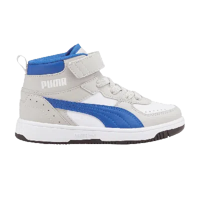 Pre-owned Puma Rebound Joy Little Kid 'grey Violet Victoria Blue'