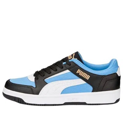 Puma Rebound Joy Low Cv 'white Black Blue' In Multi
