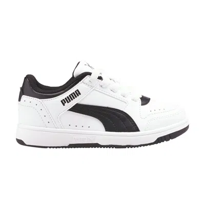 Pre-owned Puma Rebound Joy Low Little Kid 'white Black' | Kid's Size 1