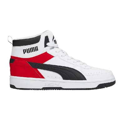 Pre-owned Puma Rebound Joy 'white High Risk Red'