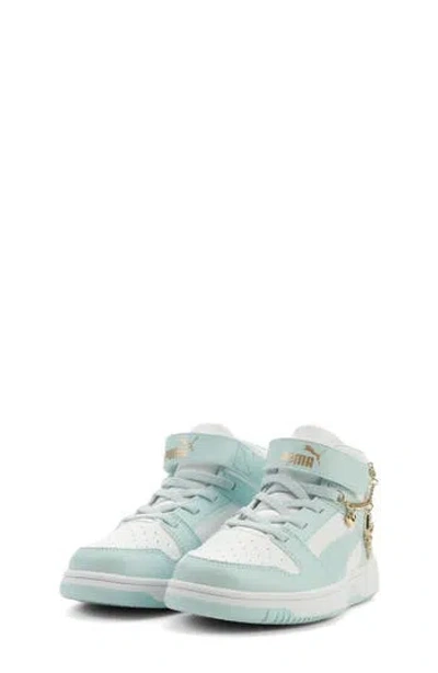 Puma Kids'  Rebound Lay-up High-top Sneaker In Blue