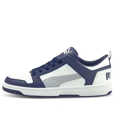 Puma Rebound Lay Up Lo Sl Low Top Board Shoes Blue/white