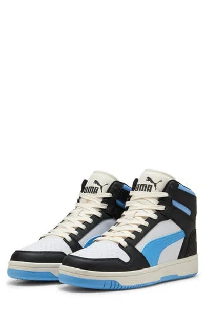 Puma Rebound Layup High Top Sneaker In Blue