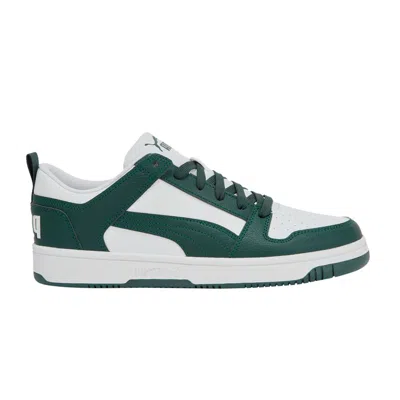 Pre-owned Puma Rebound Layup Lo Sl 'green White'