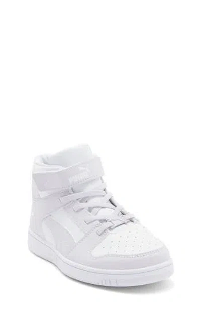 Puma Kids'  Rebound Layup Lo Sneaker In White