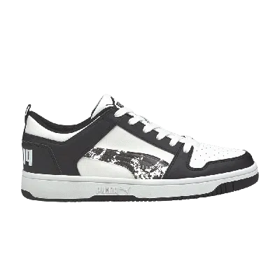 Pre-owned Puma Rebound Layup Low 'black White Camo'