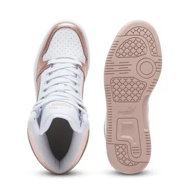 Puma Rebound Layup Sl Metallicwns Shoes In White