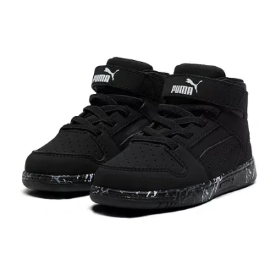 Puma Babies' Rebound Layup Nbk Mountain Park Toddler Boys Basketball Shoes In Black