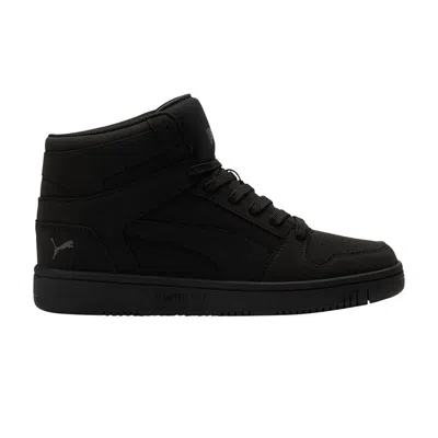 Pre-owned Puma Rebound Layup Nubuck 'triple Black' | Men's Size 13