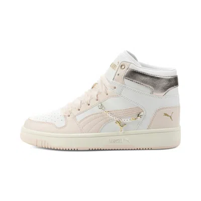 Puma Rebound Layup Pearls Women's Mid-top Sneakers In Multi