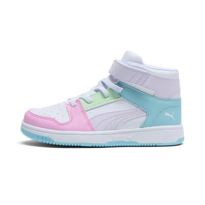 Puma Rebound Layup Rcl Little Kids' Sneakers In White