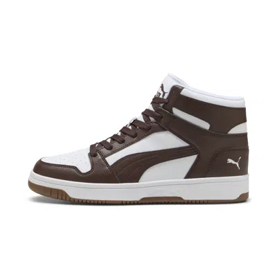 Puma Rebound Layup Rcl Mid-top Sneakers In Brown