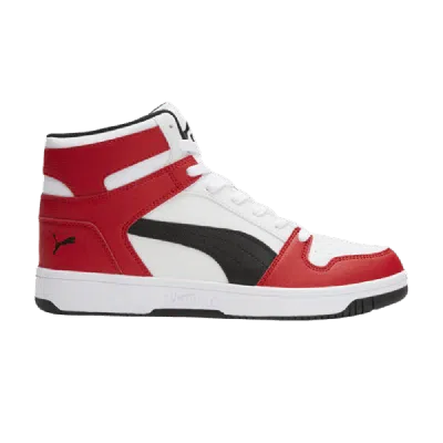 Pre-owned Puma Rebound Layup Sl 'white High Risk Red'