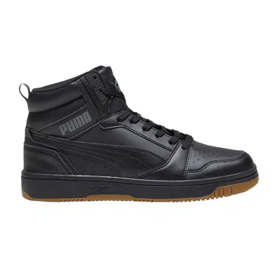 Pre-owned Puma Rebound Mid 'black Gum' In Grey