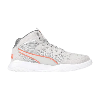 Pre-owned Puma Rebound Playoff Sd 'white High Rise'