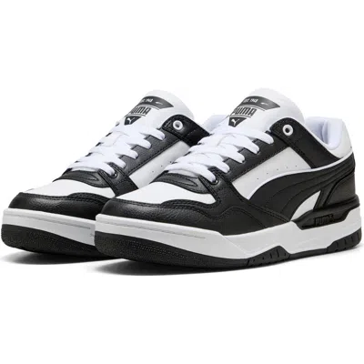 Puma Rebound Retro Low Top Sneaker In White