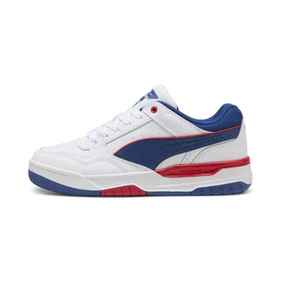 Puma Rebound Retro Low Top Sneaker In White