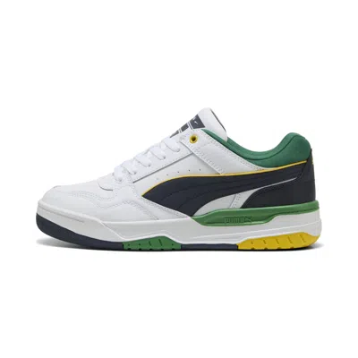 Puma Rebound Retro Leather Sneaker In White
