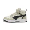Puma Rebound V6 Little Kids' Easy On Mid-top Sneakers In Neutral