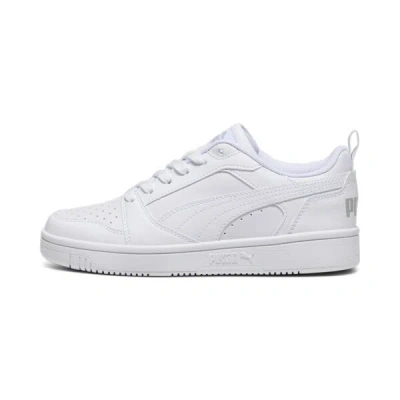 Puma Rebound V6 Lo Big Kids' Sneakers In White