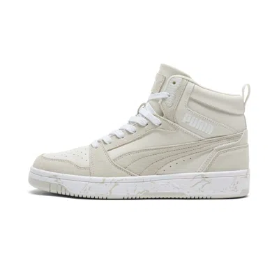 Puma Rebound V6 Marble Shoes In Gray