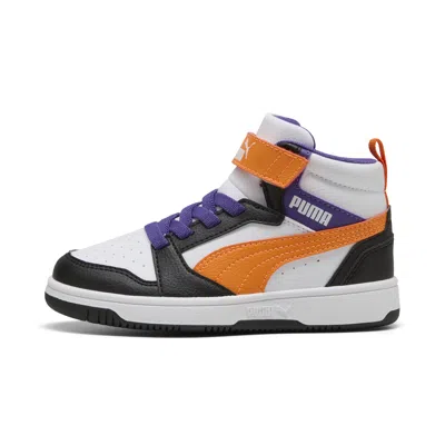 Puma Rebound V6 Mid Little Kids' Sneakers In Multi