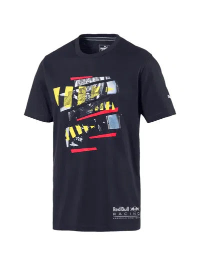 Puma Red Bull Racing Graphic T-shirt In Blue