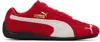 Puma Red Speedcat Og Sneakers In Animal Print