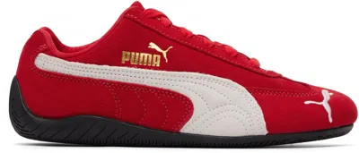 Puma Red Speedcat Og Sneakers In Animal Print