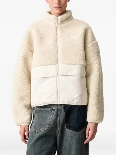 Puma Re:fibre Fleece Relaxed Jacket In Metallic