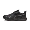 Puma Reflect Lite Trail Ptx Running Shoes Unisex In Black- Silver-cool Dark Gray