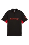 Puma Regular Fit Formula 1® 75 Years Graphic Polo In Black
