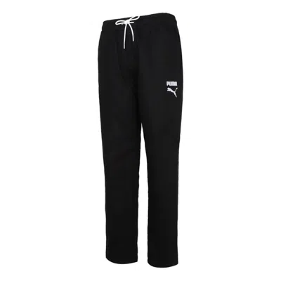 Puma Regular Track Pants 'black White'