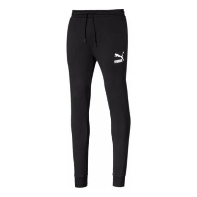 Puma Regular Track Sweatpants 'black White'