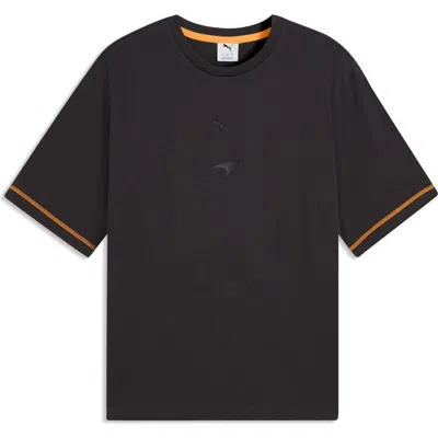 Puma Relaxed Fit Embroidered Mclaren Logo T-shirt In Black