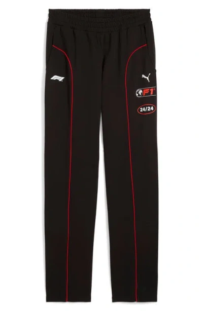 Puma Relaxed Fit Formula 1® Logo Sweatpants In Black