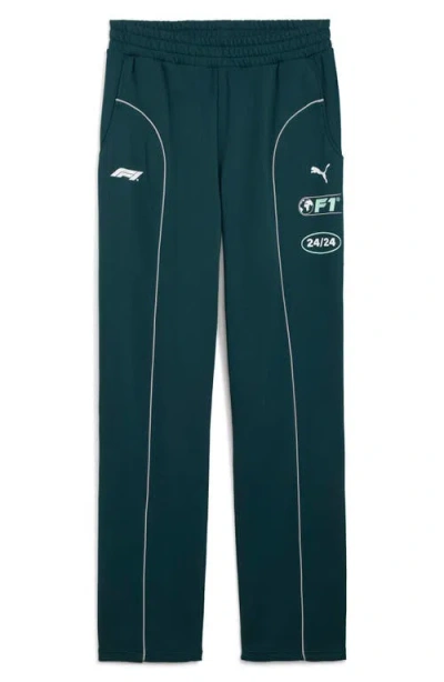 Puma Relaxed Fit Formula 1® Logo Sweatpants In Green