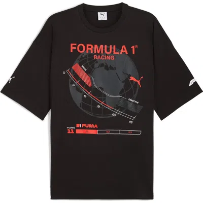 Puma Relaxed Formula 1® Graphic T-shirt In Black
