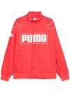 Puma Archive Seasonal Relaxed Racer Jacket In Rot