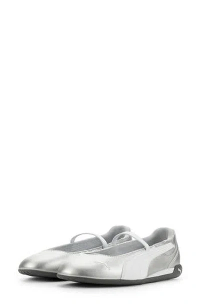 Puma Replicatch Ballet Flat In Silver