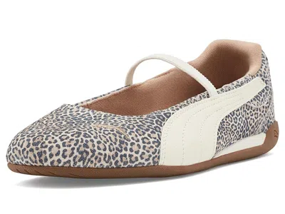 Puma Replicatch Ballet Shoes Women's Flat Shoes Chocolate Brown/frosted Ivory/ Gold/dusty Tan: 8 B -  In Neutral