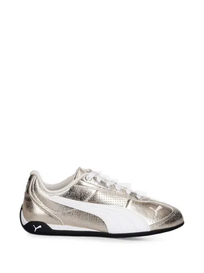 Puma Replicatch Metallic Whisper Low-top Sneakers In Gray