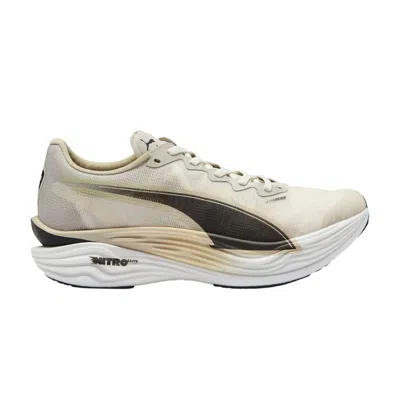 Pre-owned Puma Represent 247 X Wmns Deviate Nitro Elite 3 'desert Dust' | Cream | Women's Size 7.5 In White
