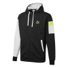 Puma Retro Colorblock Knit Hooded Logo Jacket Black